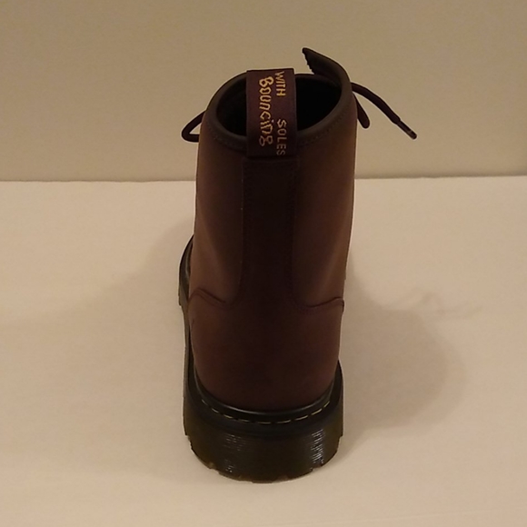 Dr. Martens Men's Awley Brown Leather Lace-Up - Picture 7 of 7